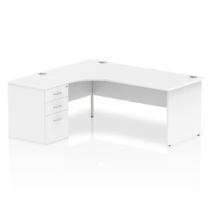 OE - Impulse Panel End Crescent Desk Workstation - Image 6