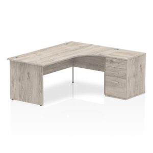 OE - Impulse Panel End Crescent Desk Workstation - Image 24