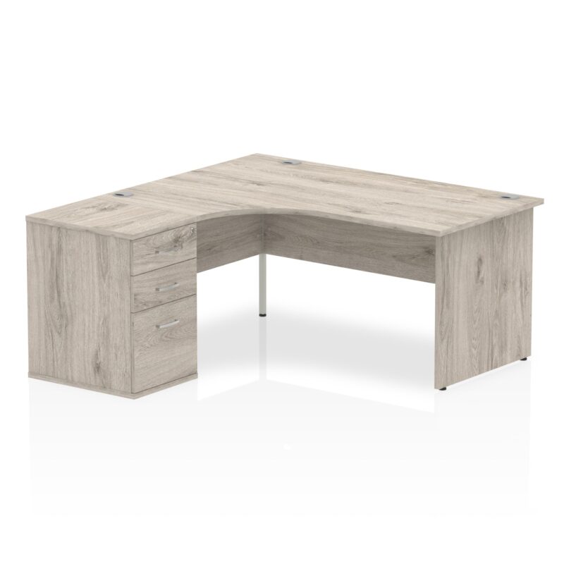 OE - Impulse Panel End Crescent Desk Workstation - Image 21
