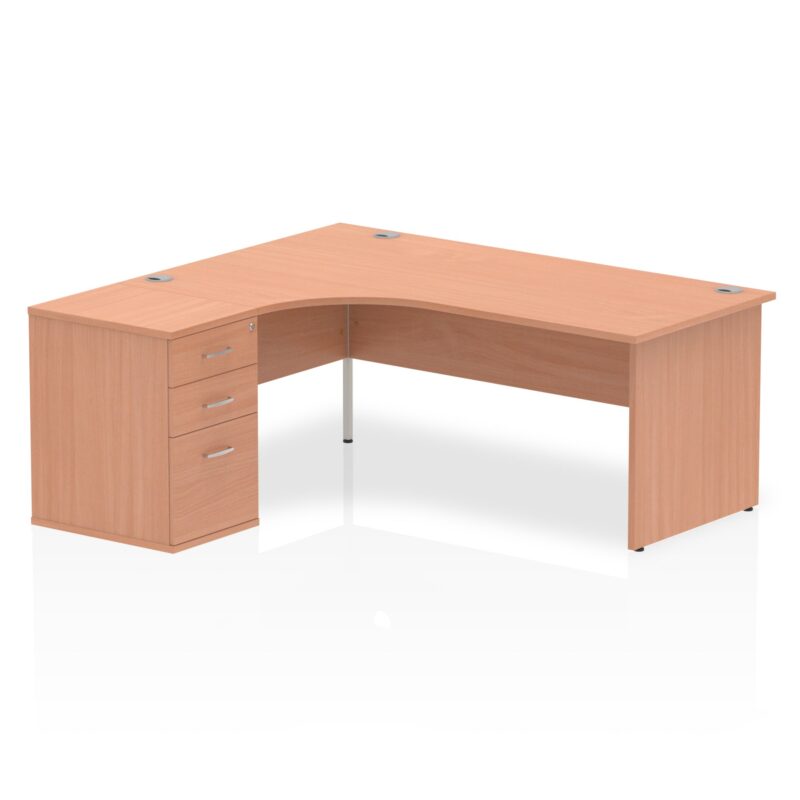OE - Impulse Panel End Crescent Desk Workstation - Image 5