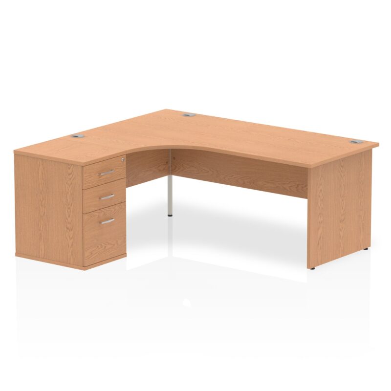 OE - Impulse Panel End Crescent Desk Workstation - Image 18