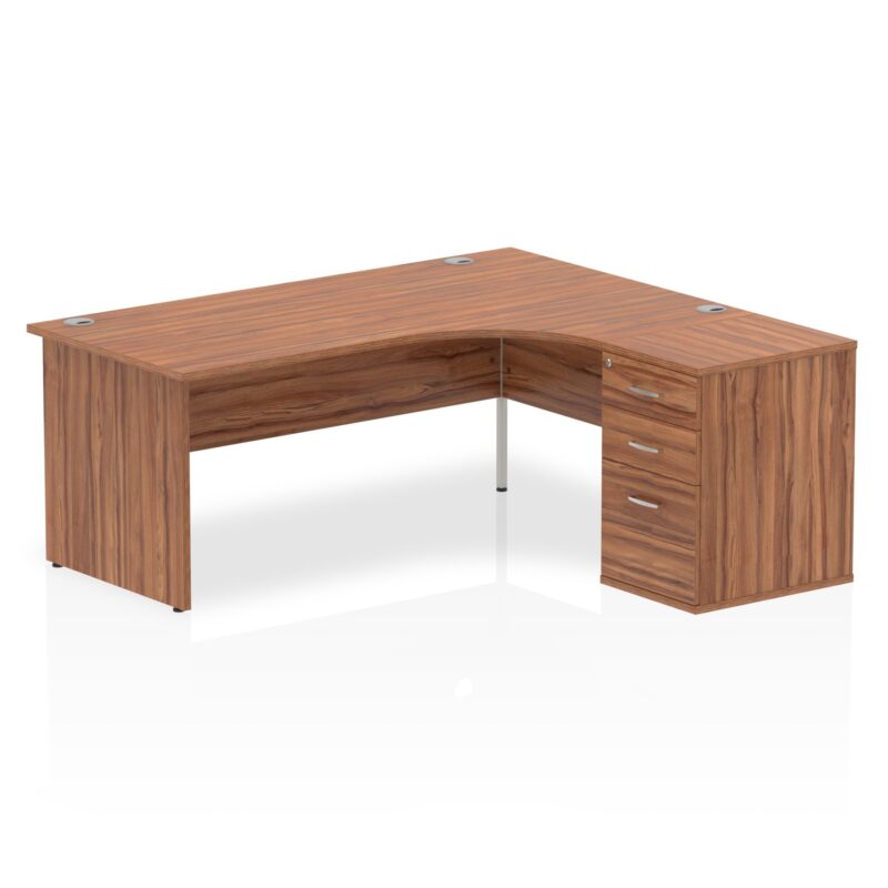OE - Impulse Panel End Crescent Desk Workstation - Image 15