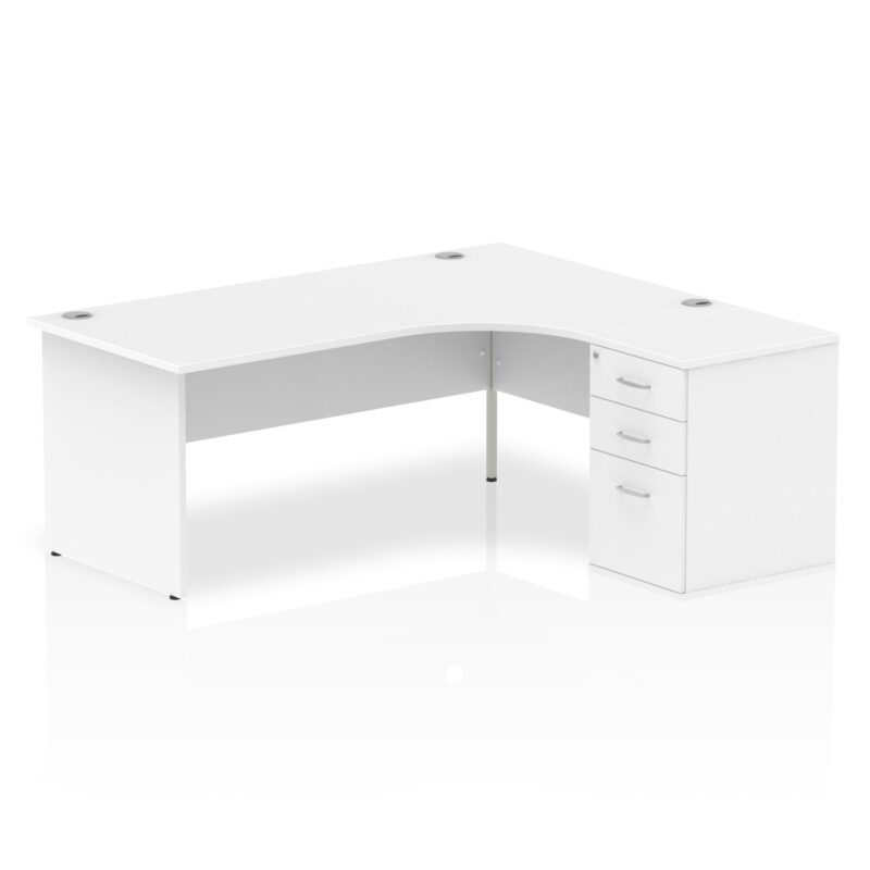 OE - Impulse Panel End Crescent Desk Workstation - Image 14