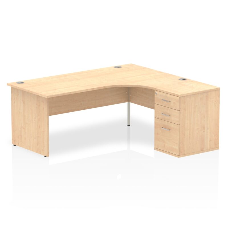 OE - Impulse Panel End Crescent Desk Workstation - Image 16