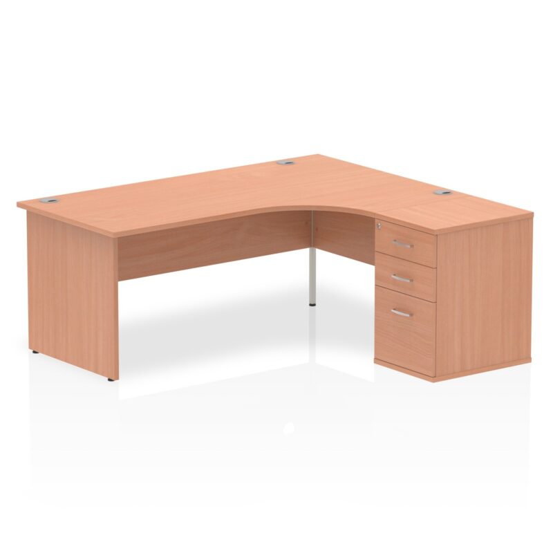 OE - Impulse Panel End Crescent Desk Workstation - Image 13