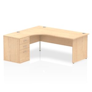 OE - Impulse Panel End Crescent Desk Workstation - Image 8