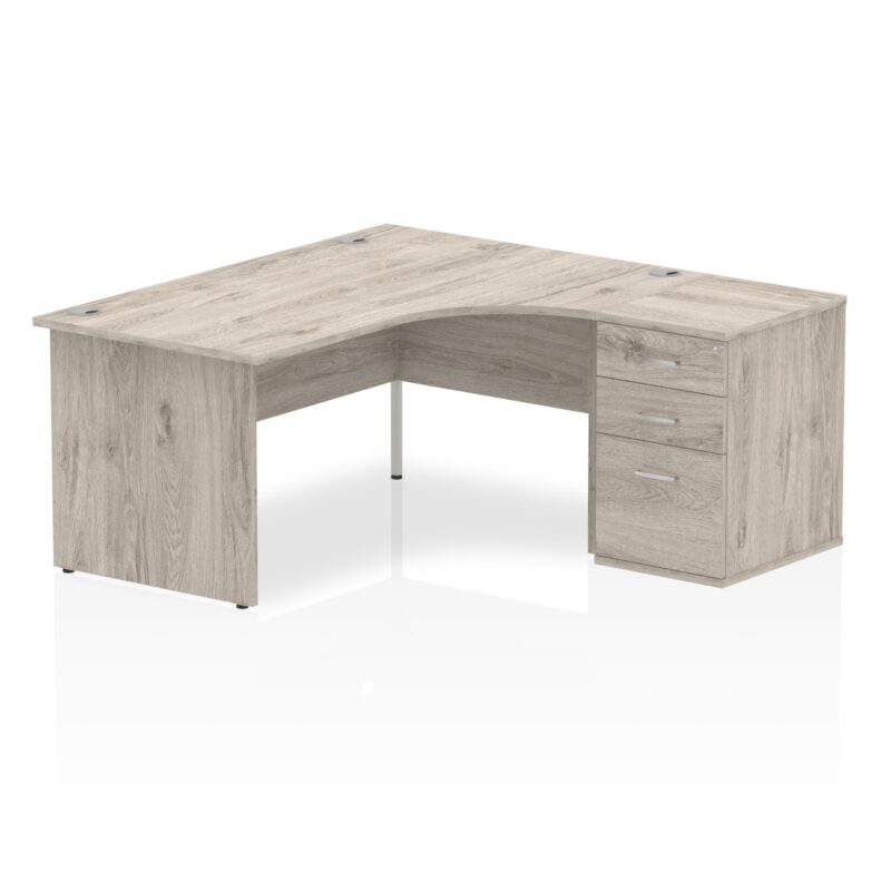 OE - Impulse Panel End Crescent Desk Workstation - Image 22