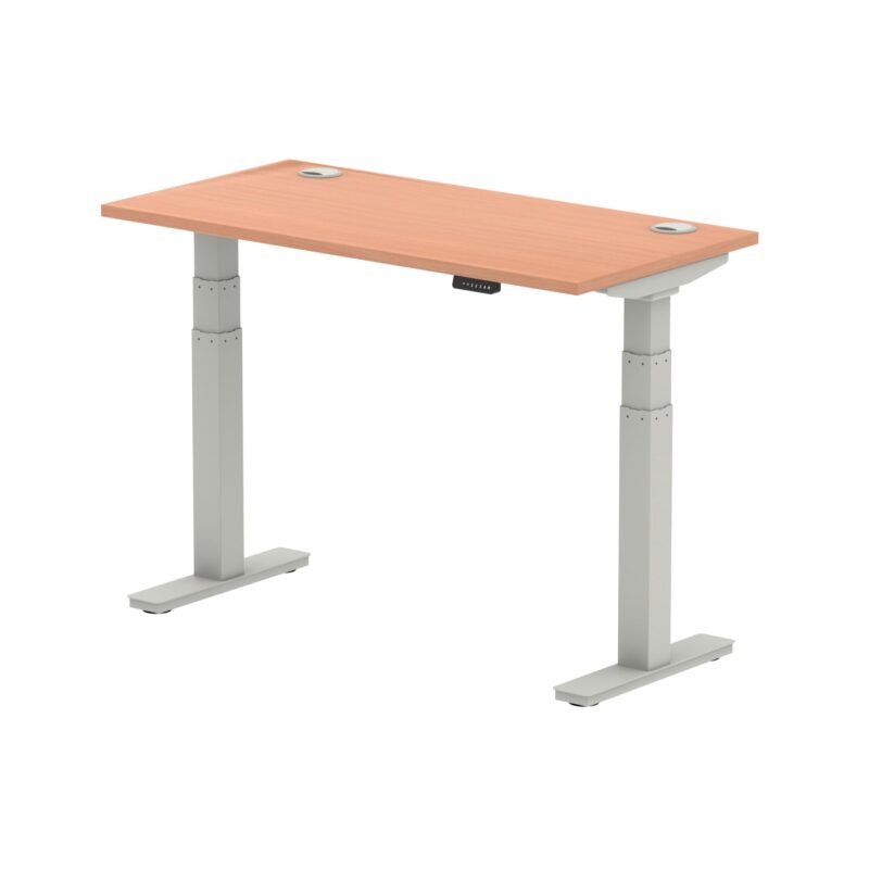 OE - Air Height Adjustable Slimline Desk With Cable Ports - Image 2