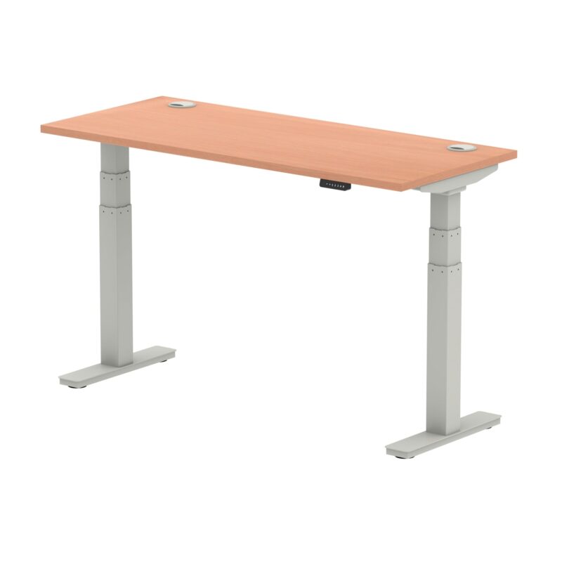 OE - Air Height Adjustable Slimline Desk With Cable Ports - Image 3