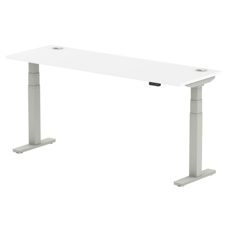 OE - Air Height Adjustable Slimline Desk With Cable Ports - Image 13