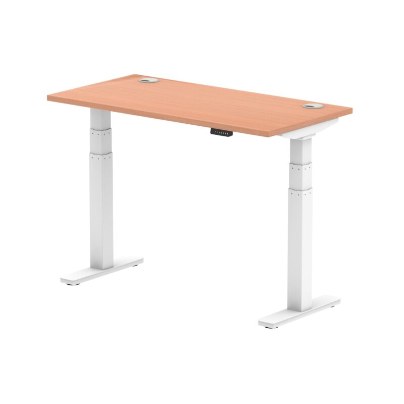 OE - Air Height Adjustable Slimline Desk With Cable Ports - Image 22