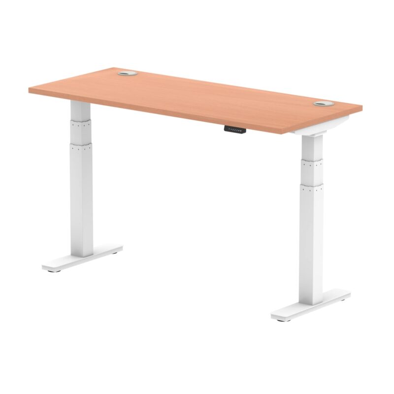 OE - Air Height Adjustable Slimline Desk With Cable Ports - Image 23
