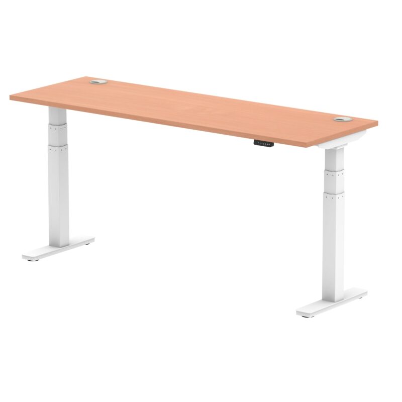OE - Air Height Adjustable Slimline Desk With Cable Ports - Image 25