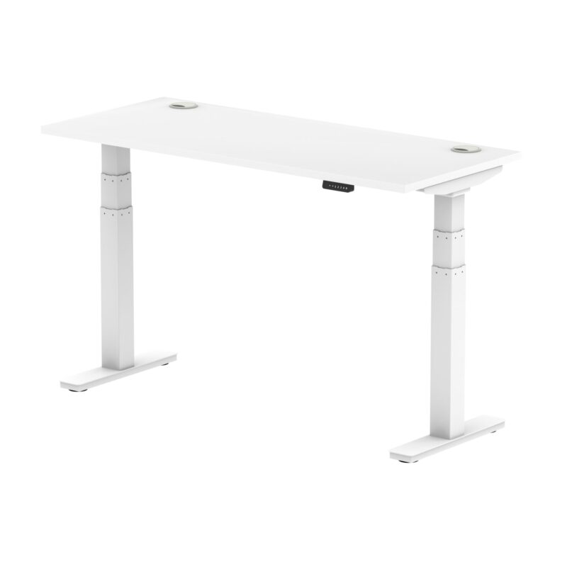 OE - Air Height Adjustable Slimline Desk With Cable Ports - Image 31