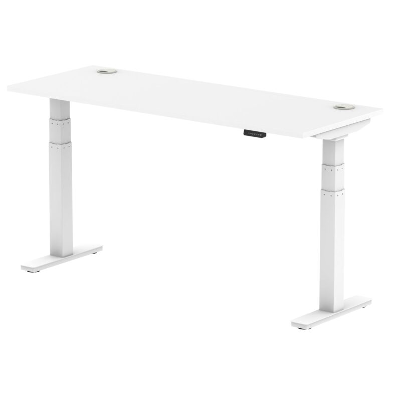OE - Air Height Adjustable Slimline Desk With Cable Ports - Image 32