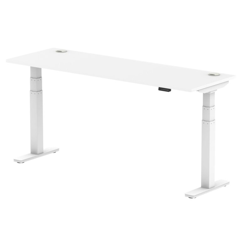 OE - Air Height Adjustable Slimline Desk With Cable Ports - Image 33