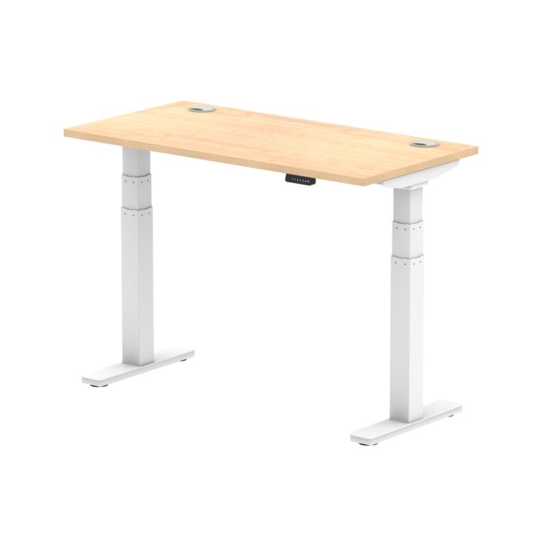 OE - Air Height Adjustable Slimline Desk With Cable Ports - Image 34