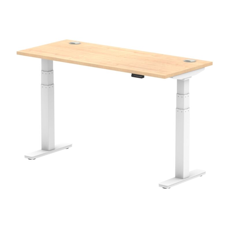OE - Air Height Adjustable Slimline Desk With Cable Ports - Image 35