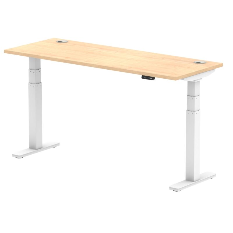 OE - Air Height Adjustable Slimline Desk With Cable Ports - Image 36