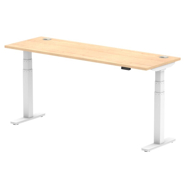 OE - Air Height Adjustable Slimline Desk With Cable Ports - Image 37