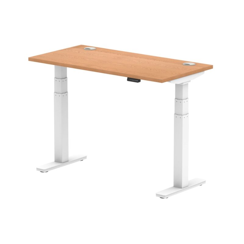 OE - Air Height Adjustable Slimline Desk With Cable Ports - Image 38