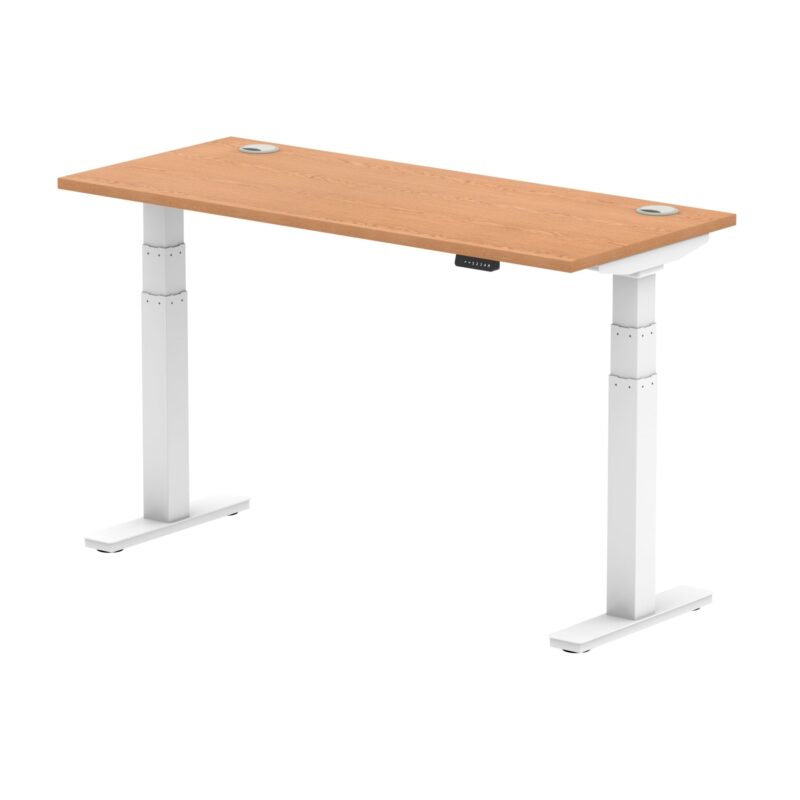 OE - Air Height Adjustable Slimline Desk With Cable Ports - Image 39