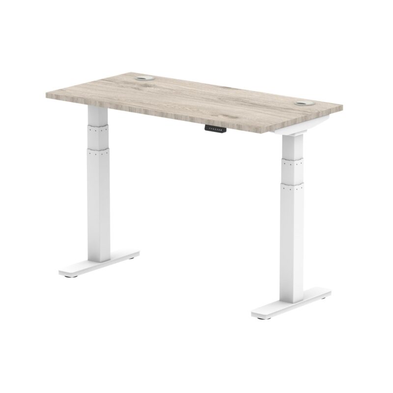 OE - Air Height Adjustable Slimline Desk With Cable Ports - Image 46