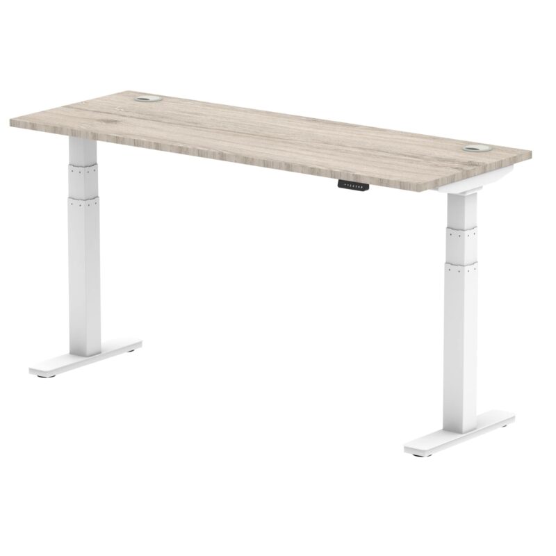 OE - Air Height Adjustable Slimline Desk With Cable Ports - Image 48