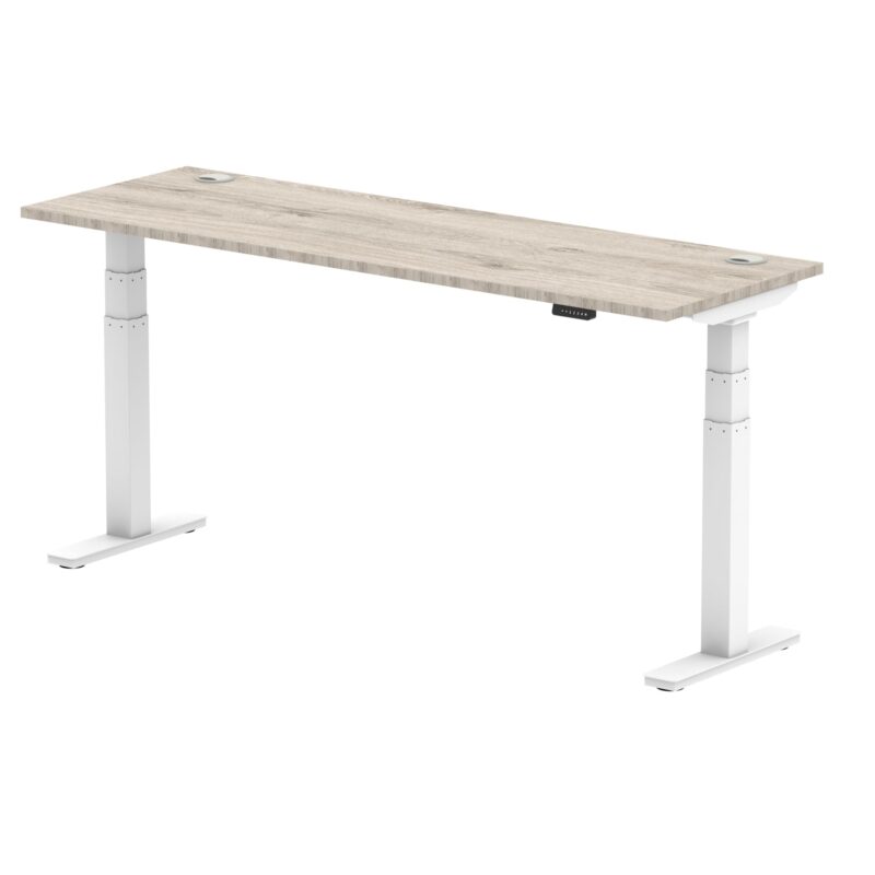 OE - Air Height Adjustable Slimline Desk With Cable Ports - Image 49