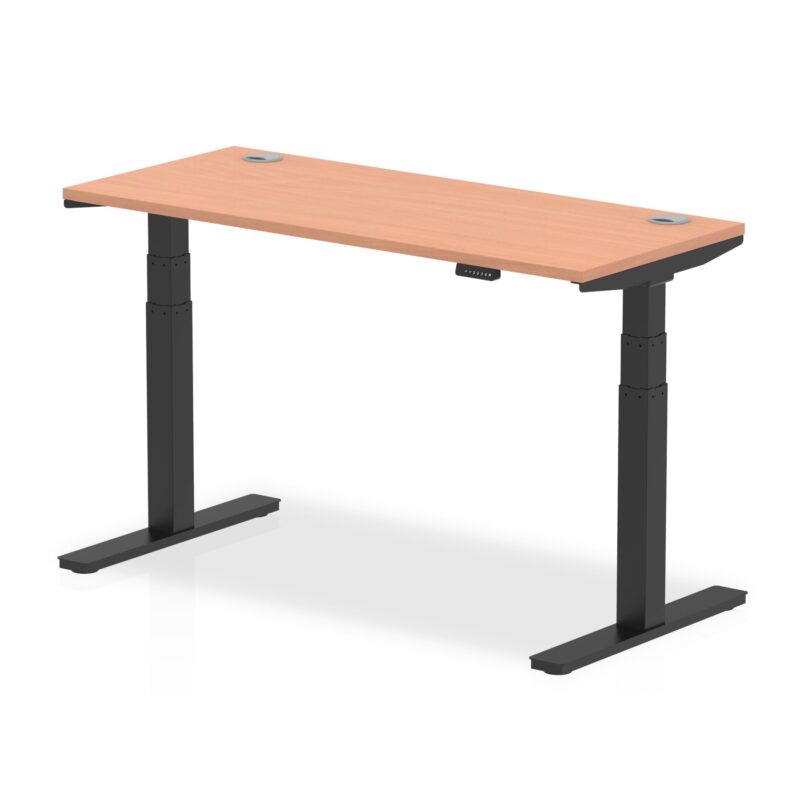 OE - Air Height Adjustable Slimline Desk With Cable Ports - Image 50