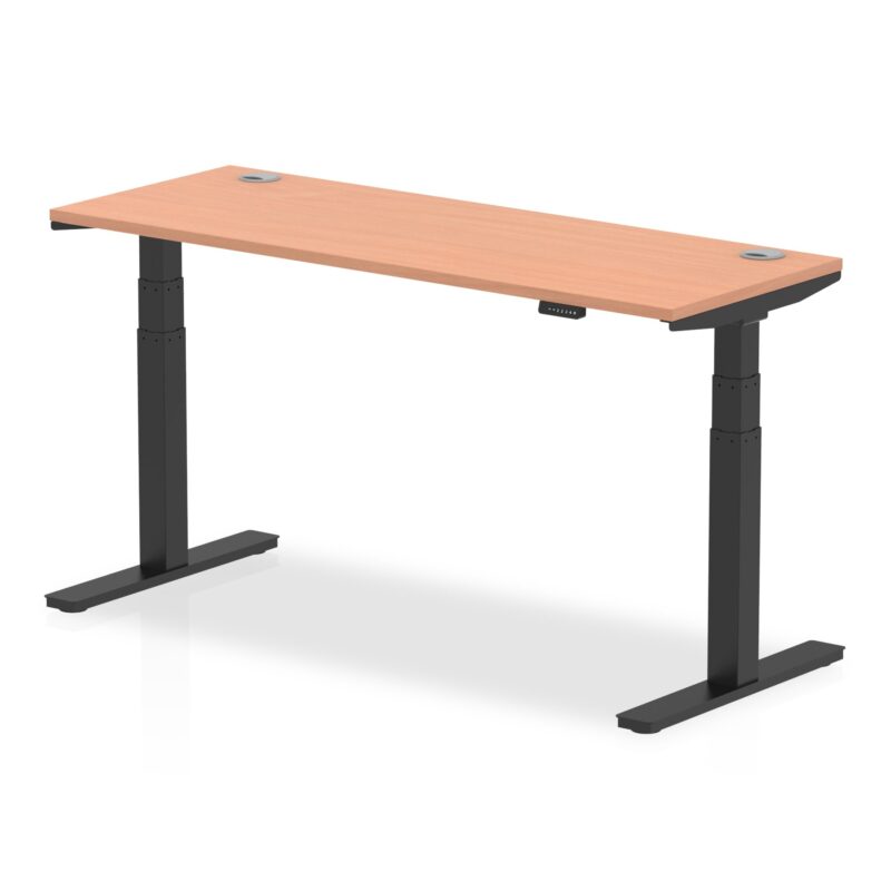 OE - Air Height Adjustable Slimline Desk With Cable Ports - Image 51