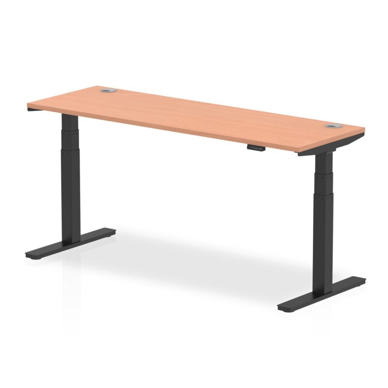 OE - Air Height Adjustable Slimline Desk With Cable Ports - Image 52