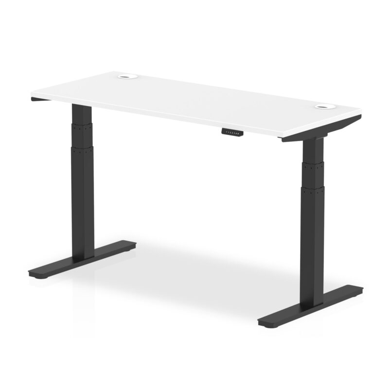 OE - Air Height Adjustable Slimline Desk With Cable Ports - Image 58