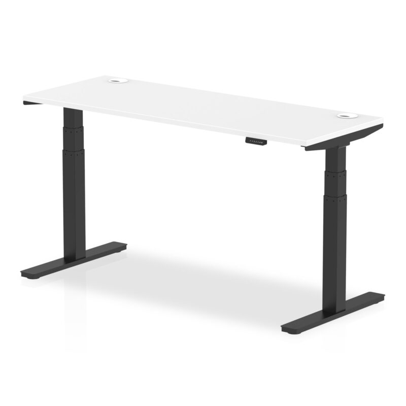 OE - Air Height Adjustable Slimline Desk With Cable Ports - Image 59