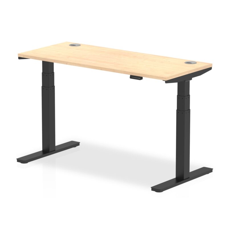 OE - Air Height Adjustable Slimline Desk With Cable Ports - Image 62