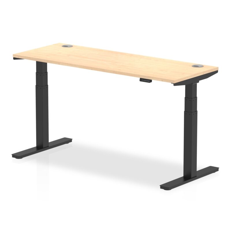 OE - Air Height Adjustable Slimline Desk With Cable Ports - Image 63