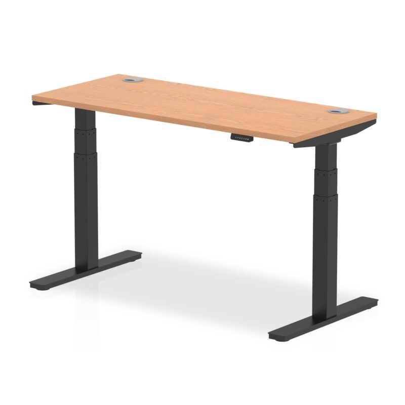 OE - Air Height Adjustable Slimline Desk With Cable Ports - Image 66