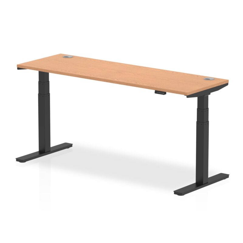 OE - Air Height Adjustable Slimline Desk With Cable Ports - Image 68