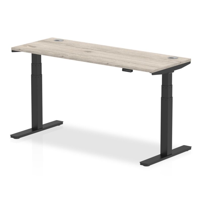 OE - Air Height Adjustable Slimline Desk With Cable Ports - Image 71