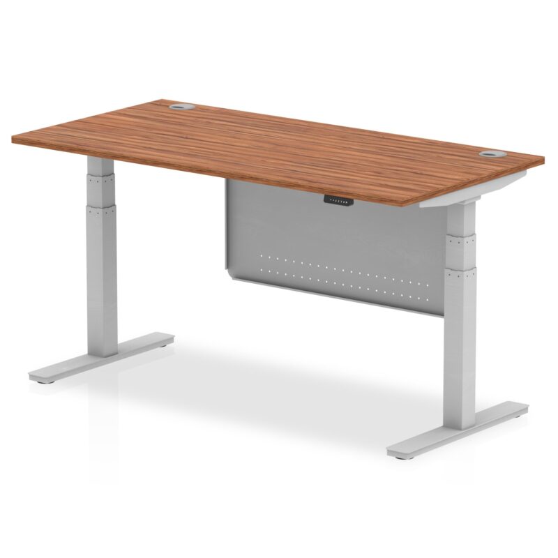 OE - Air Height Adjustable Desk with Cable Ports with Steel Modesty Panel - Image 8