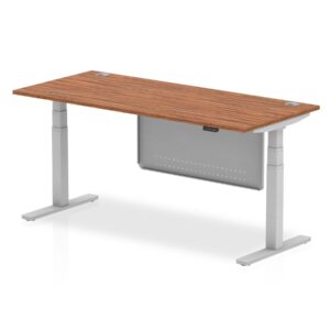 OE - Air Height Adjustable Desk with Cable Ports with Steel Modesty Panel - Image 9
