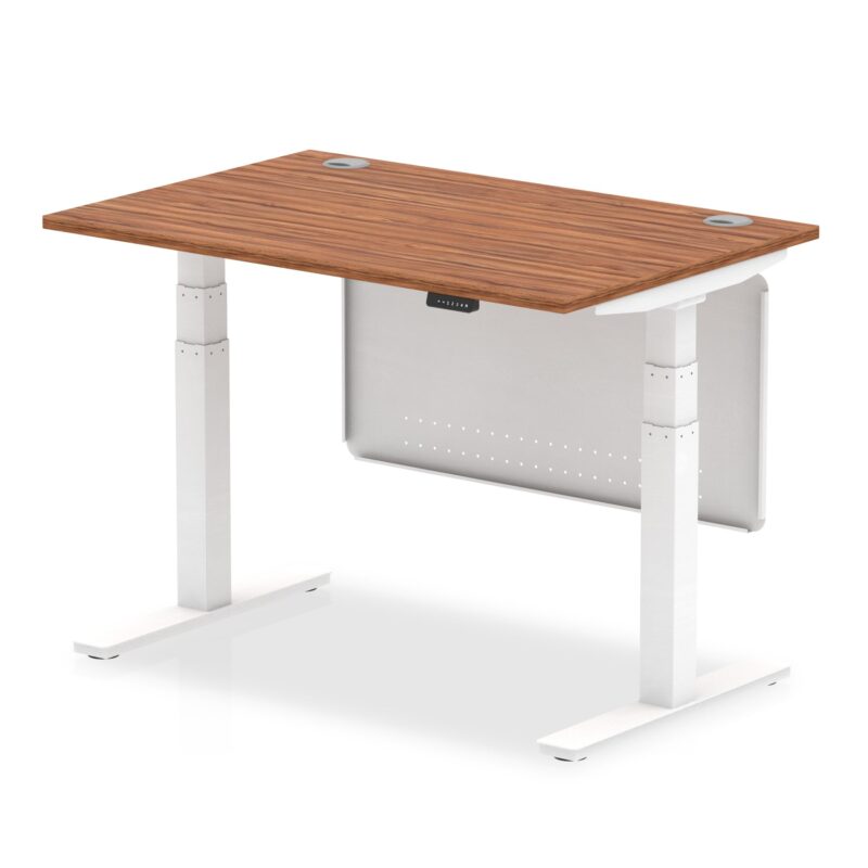 OE - Air Height Adjustable Desk with Cable Ports with Steel Modesty Panel - Image 26