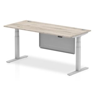 OE - Air Height Adjustable Desk with Cable Ports with Steel Modesty Panel - Image 47