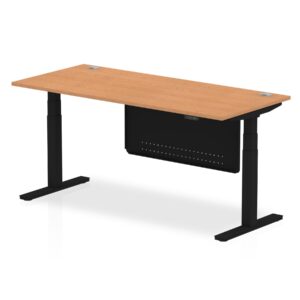 OE - Air Height Adjustable Desk with Cable Ports with Steel Modesty Panel - Image 67