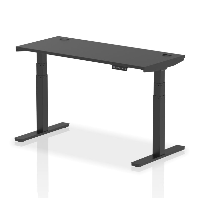 OE - Air Height Adjustable Slimline Desk With Cable Ports - Image 76