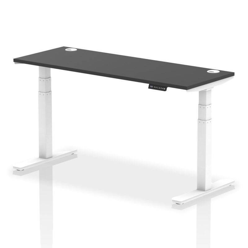 OE - Air Height Adjustable Slimline Desk With Cable Ports - Image 81