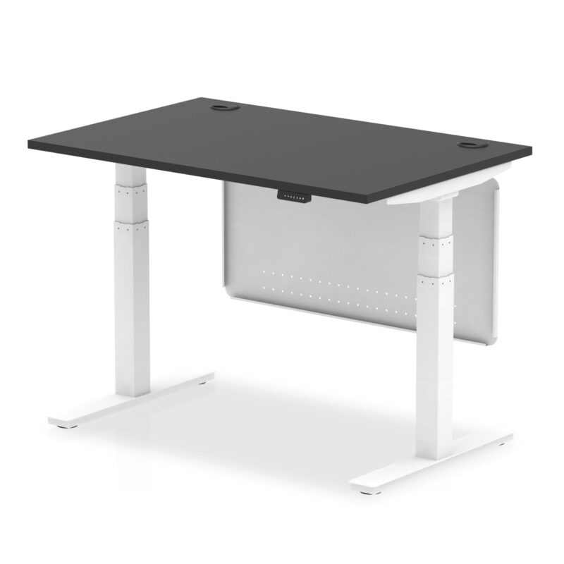 OE - Air Height Adjustable Desk with Cable Ports with Steel Modesty Panel - Image 74