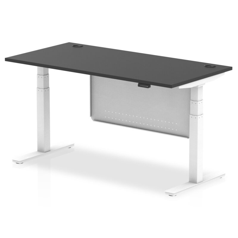 OE - Air Height Adjustable Desk with Cable Ports with Steel Modesty Panel - Image 80