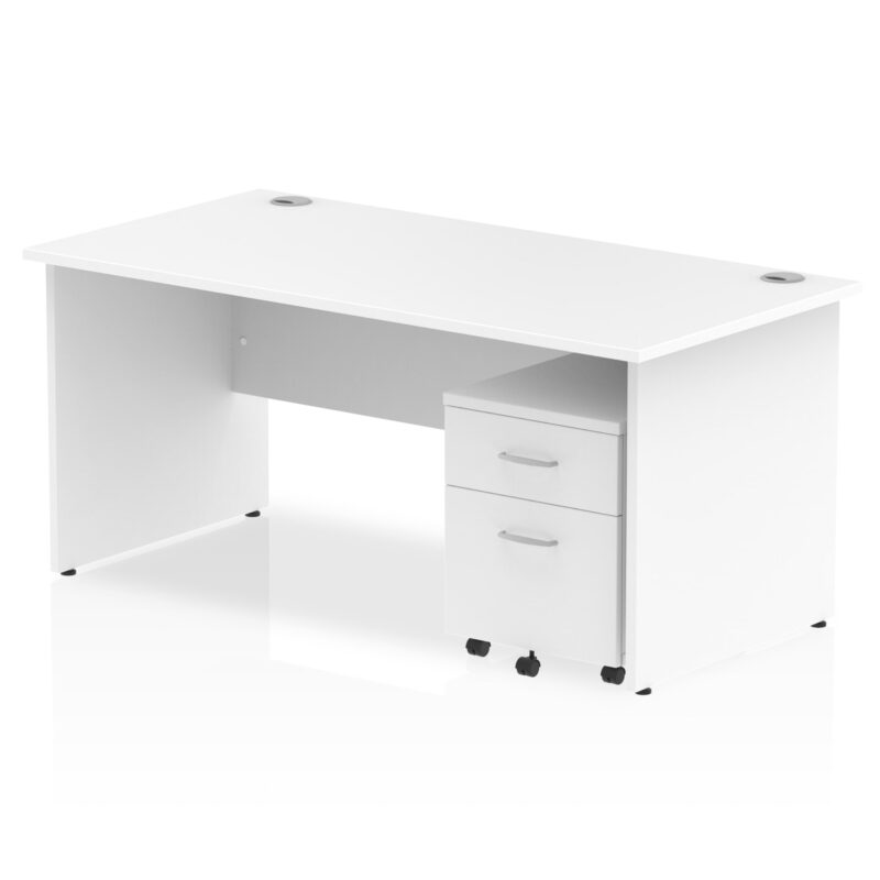 OE - Impulse Panel End Straight Desk With Mobile Pedestal - Image 14