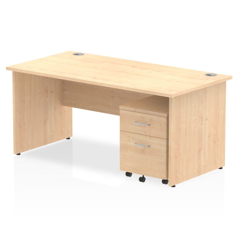 OE - Impulse Panel End Straight Desk With Mobile Pedestal - Image 22